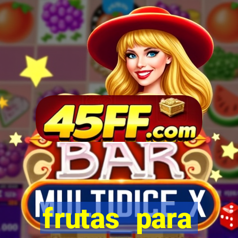 frutas para imprimir e recortar